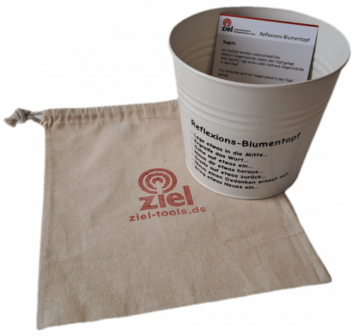 Reflexions-Blumentopf